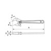 Bahco ERGO 158mm Adjustable Wrench with Reversible Jaw | 9070P - Image 7