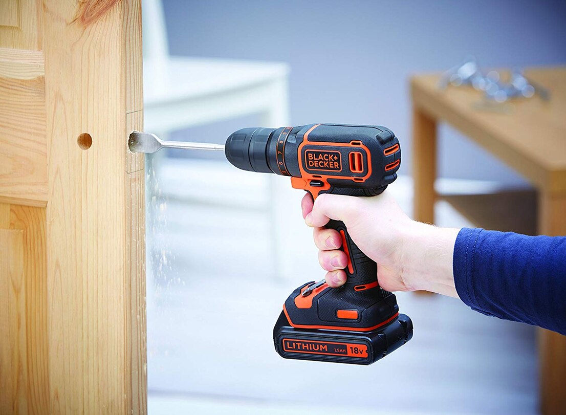 Black Decker 18V Drill Driver 1.5Ah CIB Partners