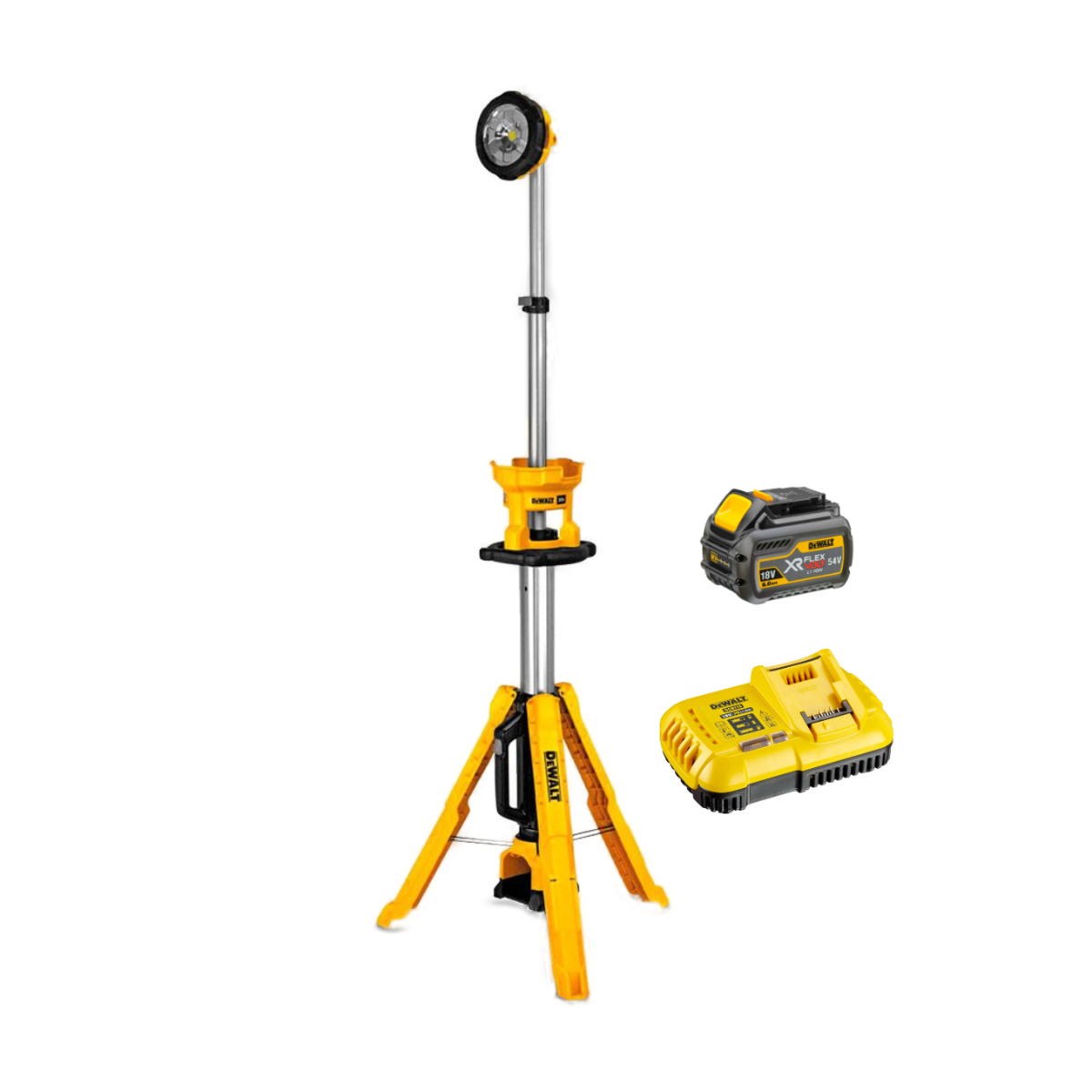 Dewalt work light online tripod