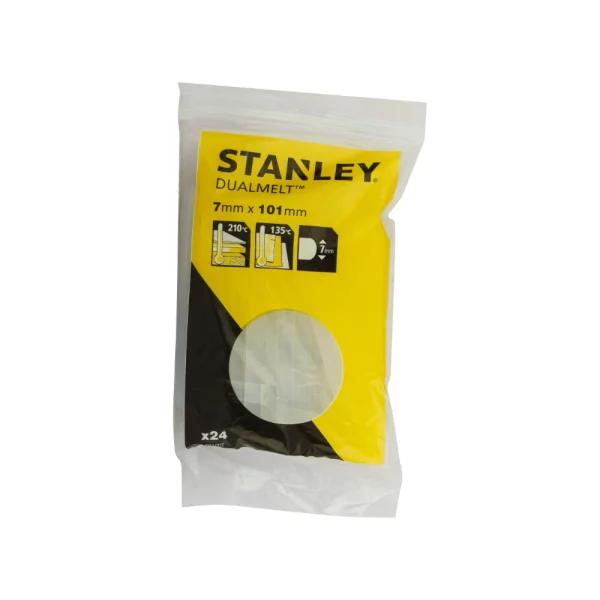 STANLEY 7mm DualMelt Glue Sticks (24 Pack) | 1-GS10DT