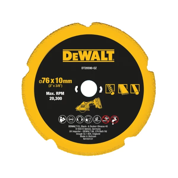 DEWALT Diamond Blade 76mm for DCS438 | DT20590