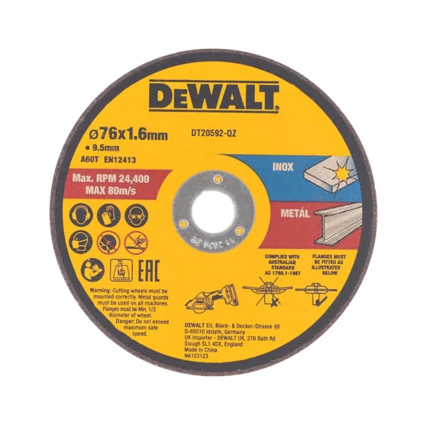 DEWALT Abrasive Disc 76mm for DCS438 | DT20592