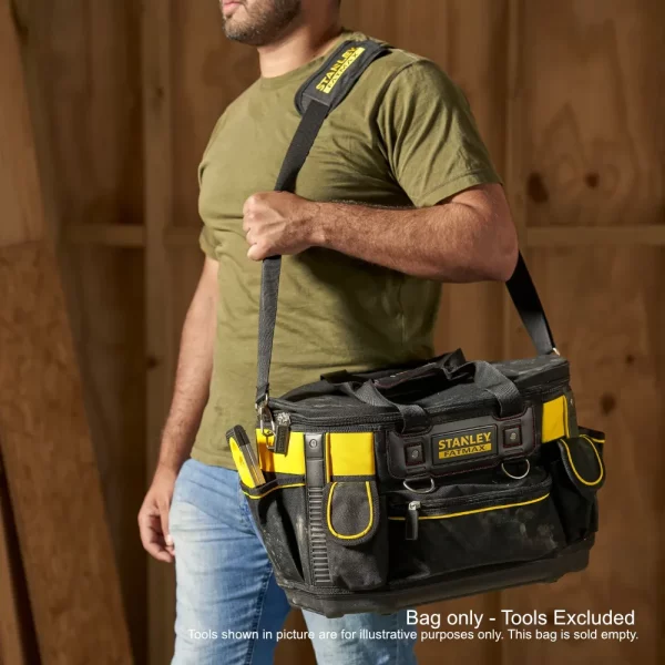 Stanley Fatmax 18-Inch Round Top Rigid Tool Bag | FMST1-70749 - Image 4