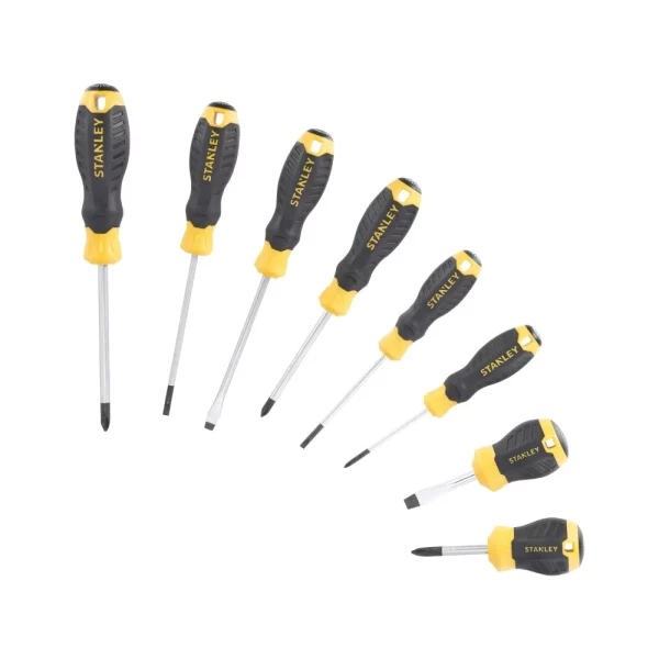 Stanley Cushion Grip Screwdriver Set 8pc | STHT16167-0