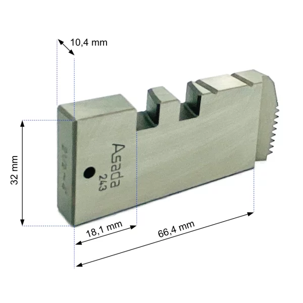 ASADA BSPT Pipe Threading Dies - 2 ½" - 4" | 59803 - Image 3