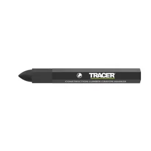 TRACER Construction Lumber Crayon Markers (12pk) - Black | ACM1