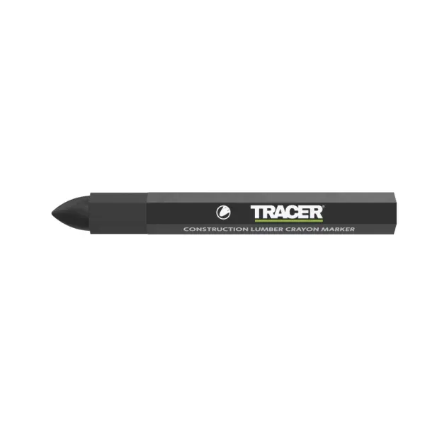 TRACER Construction Lumber Crayon Markers (12pk) - Black | ACM1