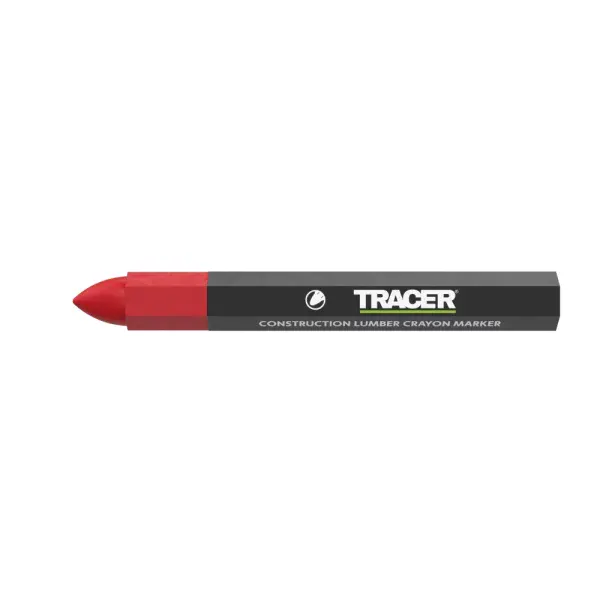 TRACER Construction Lumber Crayon Markers (12pk) - Red | ACM2