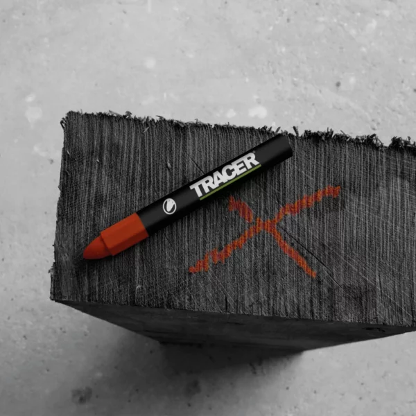TRACER Construction Lumber Crayon Markers (12pk) - Red | ACM2 - Image 2