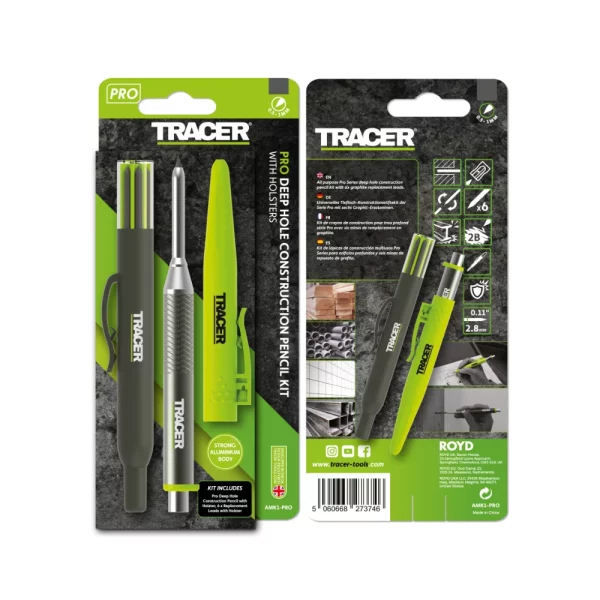 TRACER Pro Metal Deep Hole Pencil and Lead Set  | AMK1-PRO - Image 4