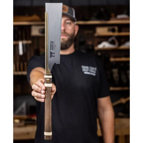 Temple Tool Dozuki Pull Saw | Fine Crosscut | 240mm - Image 8
