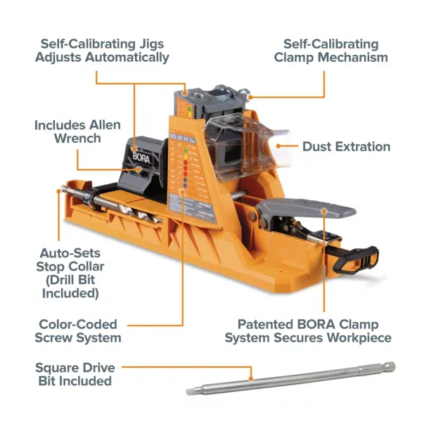 BORA Automatic Pocket Hole Jig | BR-A170201 - Image 3