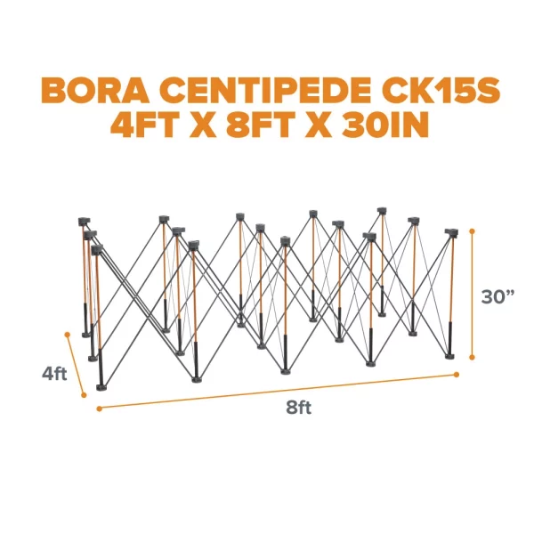 BORA Centipede 1200x2400 with X-Cups, Clamps & Bag | CK15S - Image 2