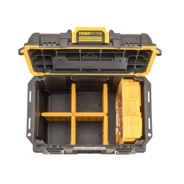 DEWALT TOUGHSYSTEM 2.0 Half Width Compact Deep Storage Box | DWST08035-1 - Image 3