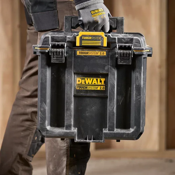 DEWALT TOUGHSYSTEM 2.0 Half Width Compact Deep Storage Box | DWST08035-1 - Image 8